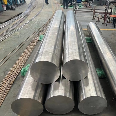ASTM JIS DIN Στρογγυλή ράβδο από χάλυβα σιδηρουργικού κράματος, θερμά κυλίστηκαν σε ασημένια και χρυσή χρωματική παλέτα