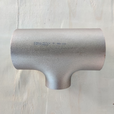 ASME B16.9 Butt συγκόλληση ίση/μείωση Tee μεταβλητά μεγέθη από NPS1/2 "-60" γρήγορη παράδοση χαμηλή MOQ προσαρμόσιμο υλικό π.χ. χάλυβα άνθρακα ανοξείδωτο χάλυβα