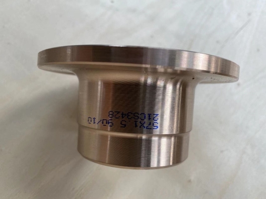 Διπλό ανοξείδωτου σωληνώσεων τέλος UNS S31254 ASME B16.9 SCH40 στελεχών τύπων τοποθετήσεων σύντομο