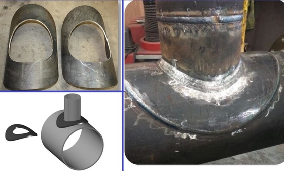 Μαξιλάρι 90 STD-SCH20 ASTM A516 GR. 70 50 " X12» ενίσχυσης κλάδων σωλήνων τοποθετήσεων σωληνώσεων χάλυβα άνθρακα