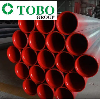 API5L X52 PSL1 6 ιντσών SCH40 πλαστικό καλυμμένο ατσάλινο σωλήνα DIN 30678