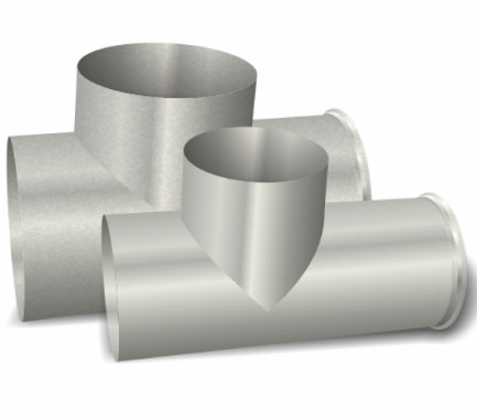Υπερ διπλό σωλήνες Fittings Equal Tee ASME B16.9 SMLS 6" SCH60S