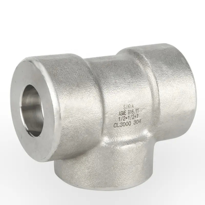 ASME B16.11 NPS3 #3000 npt-φ πέρασε κλωστή στο ίσο γράμμα Τ sa-182 WP304L F304L/sa-403