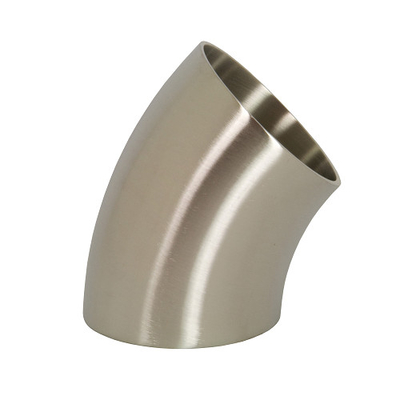 Μεταλλικό νικέλιο κράμα Inconel 600 45 βαθμούς Butt συγκόλληση αγκώνα ASME B16.9 1 έως 24 ίντσες ασήμι