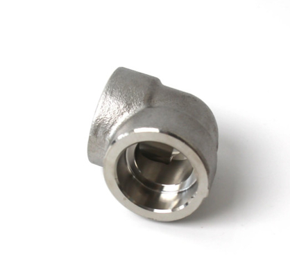 ASME B16.11 SW ανοξείδωτο χάλυβα με νήματα 3000lb 6000 σφυρηλατητής φυτίλισμα σωλήνα υψηλής πίεσης ένωση ζεύξης ένωσης διασταυρούμενο αγκώνα