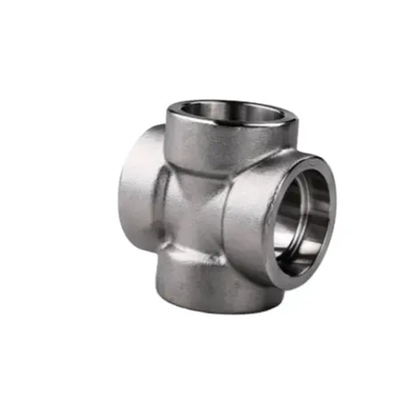 ASME B16.11Butt Welding Cross Προσαρμόσιμη επεξεργασία επιφάνειας Χάλυβα άνθρακα Χάλυβα ανοξείδωτο Χάλυβα Νικέλιο Χάλυβα κράμα NPS 1/8"-4" SCH80/3000-XXS/9000.