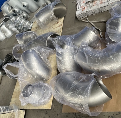 Μεταλλικό νικέλιο κράμα Inconel 600 Υψηλής ποιότητας 45 βαθμούς αγκώνες Butt συγκόλληση εξαρτήματα ASME B16.9 προσαρμοσμένο μέγεθος
