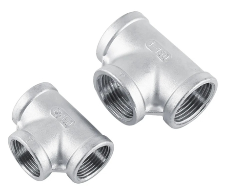 ASME B16.11 Σωλήνες συγκόλλησης ίσου Tee NPS 1/8"-4" SCH80/3000-XXS/9000 Ατσάλι άνθρακα Ατσάλι νικέλιο κράμα ατσάλι