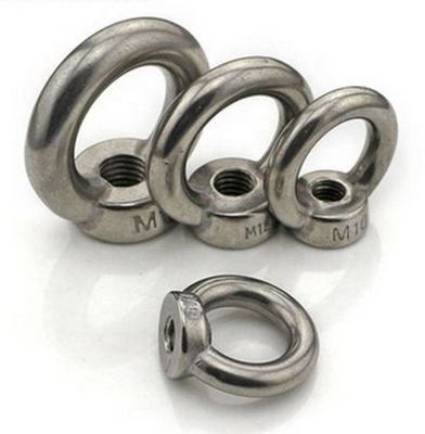 Lug τόξων SS304 SS316 θαλάσσιο καρύδι δαχτυλιδιών συγκόλλησης M6 δεκαεξαδικού καρυδιών ματιών