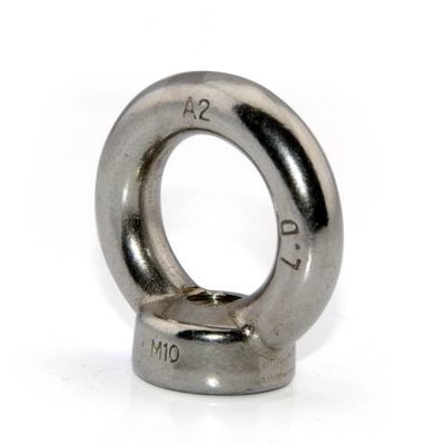 Lug τόξων SS304 SS316 θαλάσσιο καρύδι δαχτυλιδιών συγκόλλησης M6 δεκαεξαδικού καρυδιών ματιών