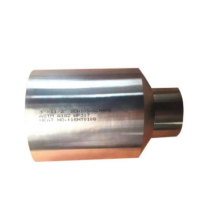 Άνευ ραφής θηλή ανοξείδωτου A182 WP317 SCH10SxSCH40S PBE Swage