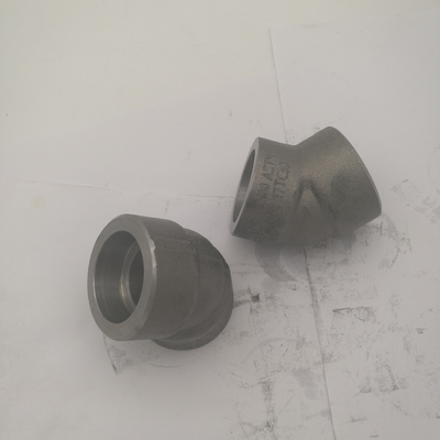 90 ο αγκώνας ASME B16.11 ASTM B564 UNS N06022 SCH40s ταξινομεί 1» αγκώνα συγκόλλησης υποδοχών