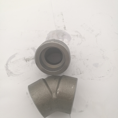 90 ο αγκώνας ASME B16.11 ASTM B564 UNS N06022 SCH40s ταξινομεί 1» αγκώνα συγκόλλησης υποδοχών
