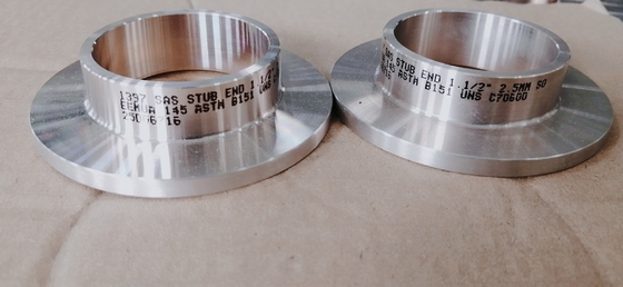 Εξαρτήματα σωλήνων Stub End Cuni 9010 ASTM B151 1 1/2 