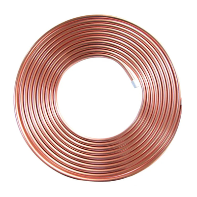 Άνευ ραφής σωλήνας C10100 C11000 C12200 3mm σπειρών χαλκού 15m χάλυβα-χαλκού σωλήνας γύρω από τη σπείρα