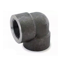 Alloy Steel Pipe Fittings 90° Threaded Elbow A182 F12 3