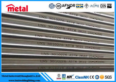 σωλήνας UNS NO10276 ASTM B622 χάλυβα κραμάτων νικελίου 25mm*2mm*2500mm χωρίς συγκόλληση