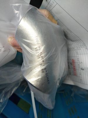 ASTM A234 90 βαθμός LR 8» τοποθέτηση σωληνώσεων αγκώνων κραμάτων νικελίου Sch80 γύρω από τον επικεφαλής κώδικα