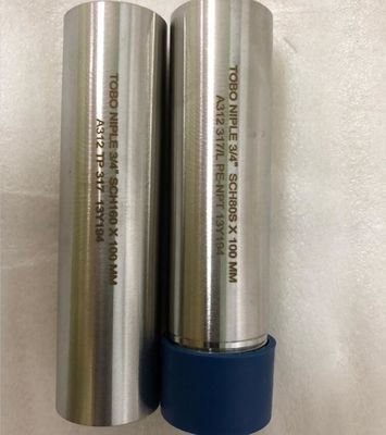 Θηλυκή θηλή ανοξείδωτου νημάτων SS A312 TP317