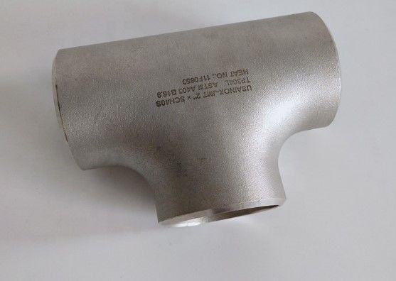 Γράμμα Τ, Diam: 8», Sch: S-STD, πρότυπα του σχεδίου: ASME B16.9, άκρες: Bw, υλικό: Επεξεργασμένος-ASTM a234-SMLS GR. WPB.