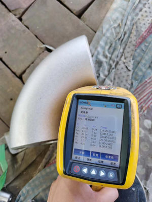 304 ο αγκώνας κιγκλιδωμάτων σκαλοπατιών αγκώνων ανοξείδωτου 90 βαθμοί ένωσε στενά τις βιομηχανικές συναρμολογήσεις αγκώνων αγκώνων υγειονομικές