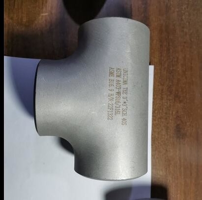 Άνευ ραφής ευθύ γράμμα Τ 3» * 3» sch-XS ASTM A403-WP316/316L ASME B16.9 συγκόλλησης άκρης
