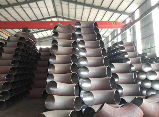 Άνευ ραφής αγκώνας 8» sch-80 κράμα 825 ακτίνας μήκους συγκόλλησης άκρης 90° ASTM N08825