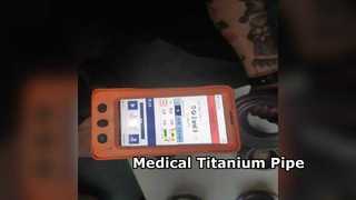 Βιοσυμβατά ιατρικά όργανα σωλήνων από κράμα τιτανίου