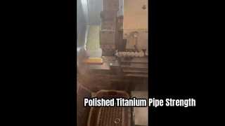 Γυαλισμένο φινίρισμα σωλήνα τιτανίου GR5 χωρίς ραφή