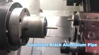 Άνευ ραφής μαύρος σωλήνας αλουμινίου υψηλής ακρίβειας