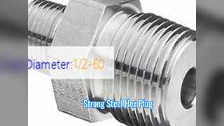 Εξαγωνικό βύσμα από σφυρήλατο κράμα χάλυβα / ίντσα